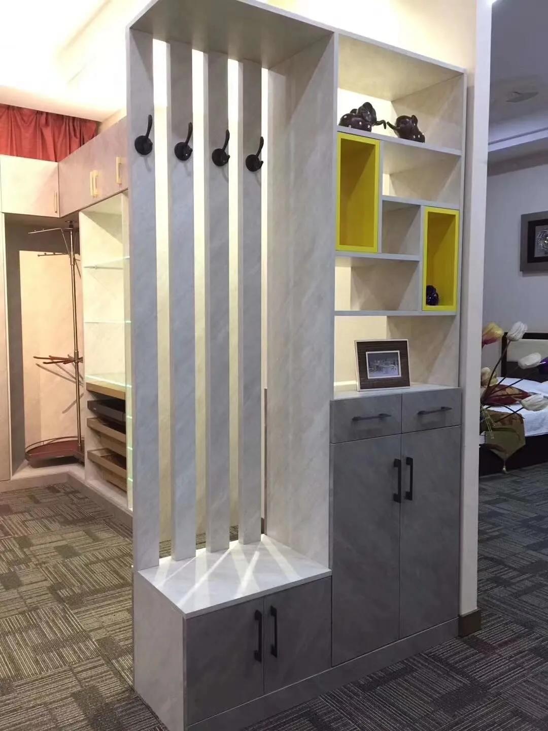 客厅屏风隔断效果图片大全（家用屏风隔断墙实景拍摄）-5