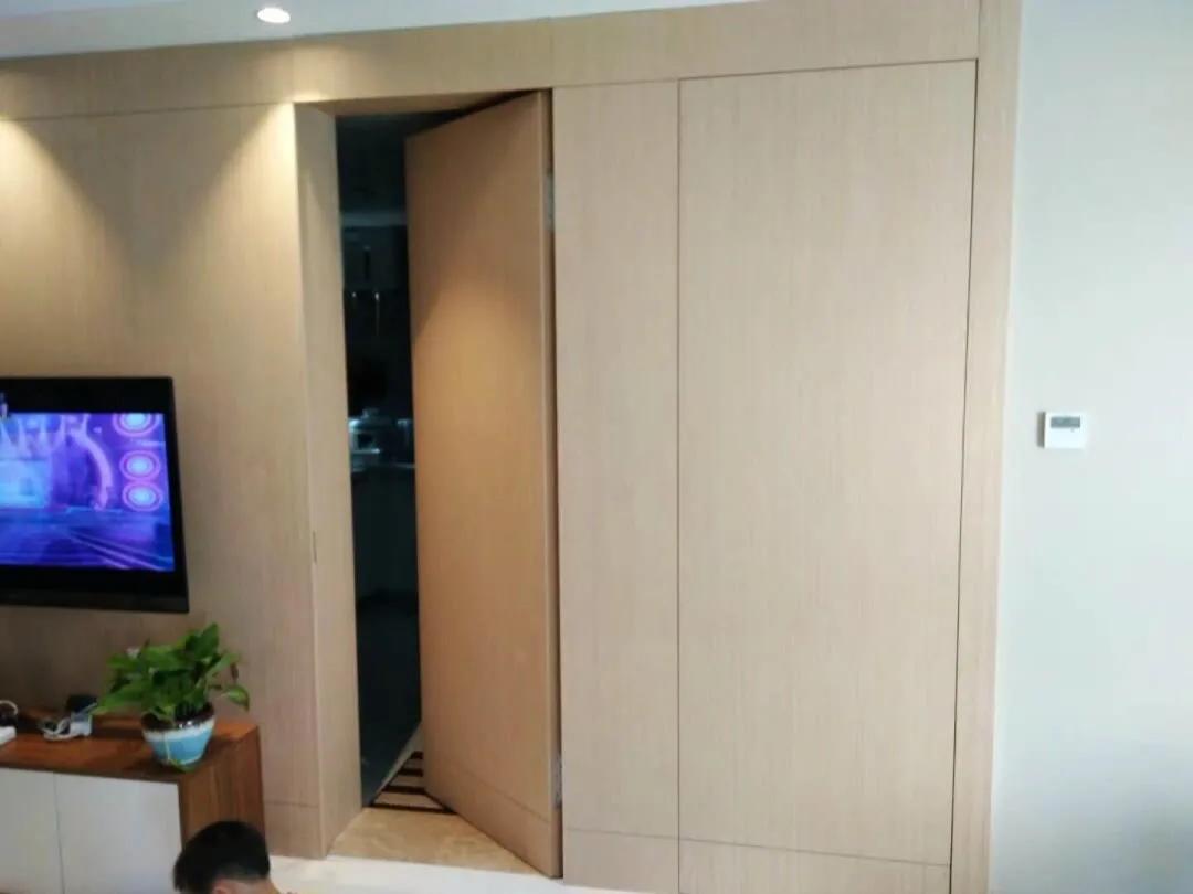 隐形门电视背景墙装修效果图（20款中式电视背景墙）-9