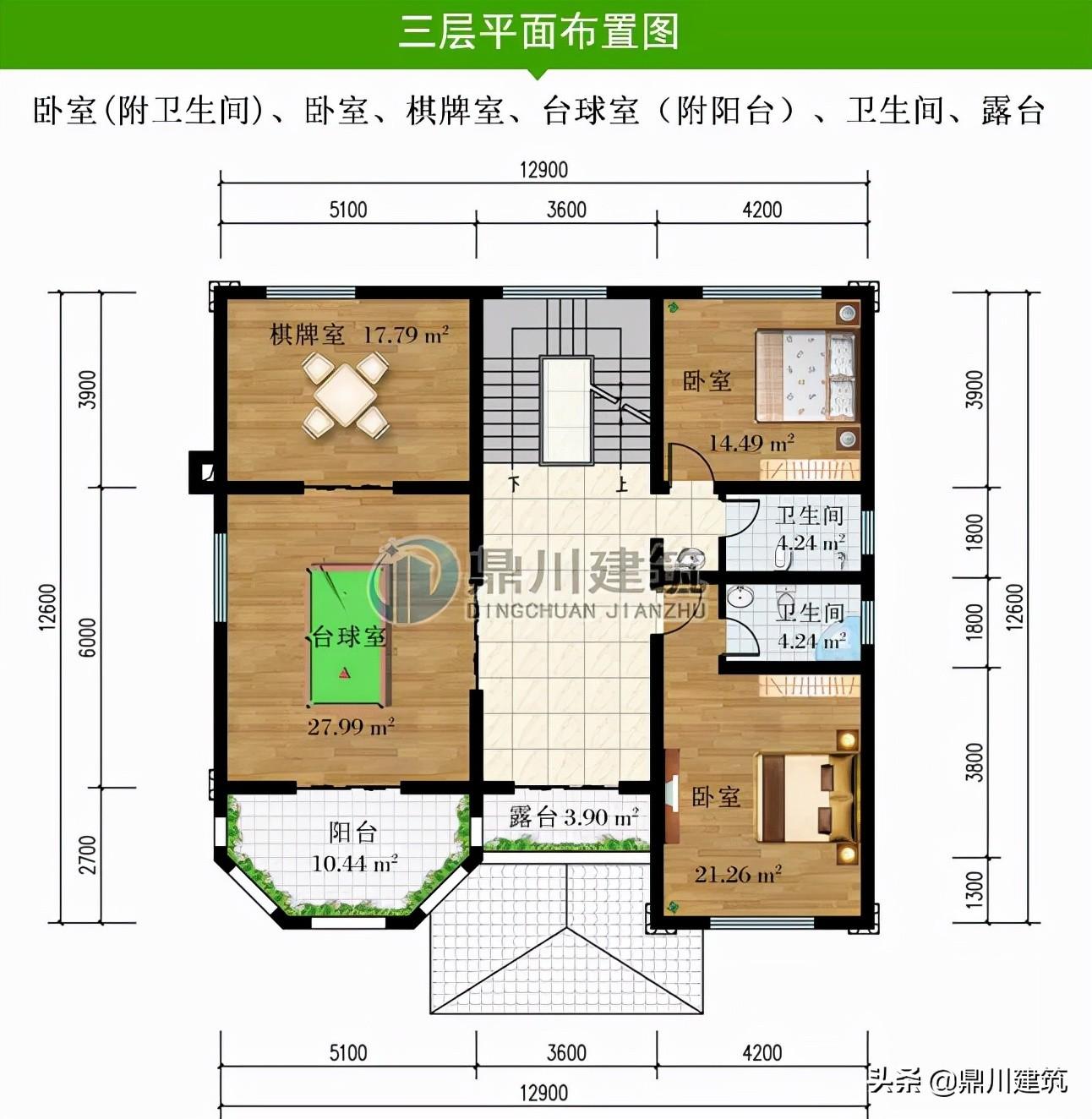 别墅室内装修实景图（复式旋转楼梯别墅装修效果图）-15