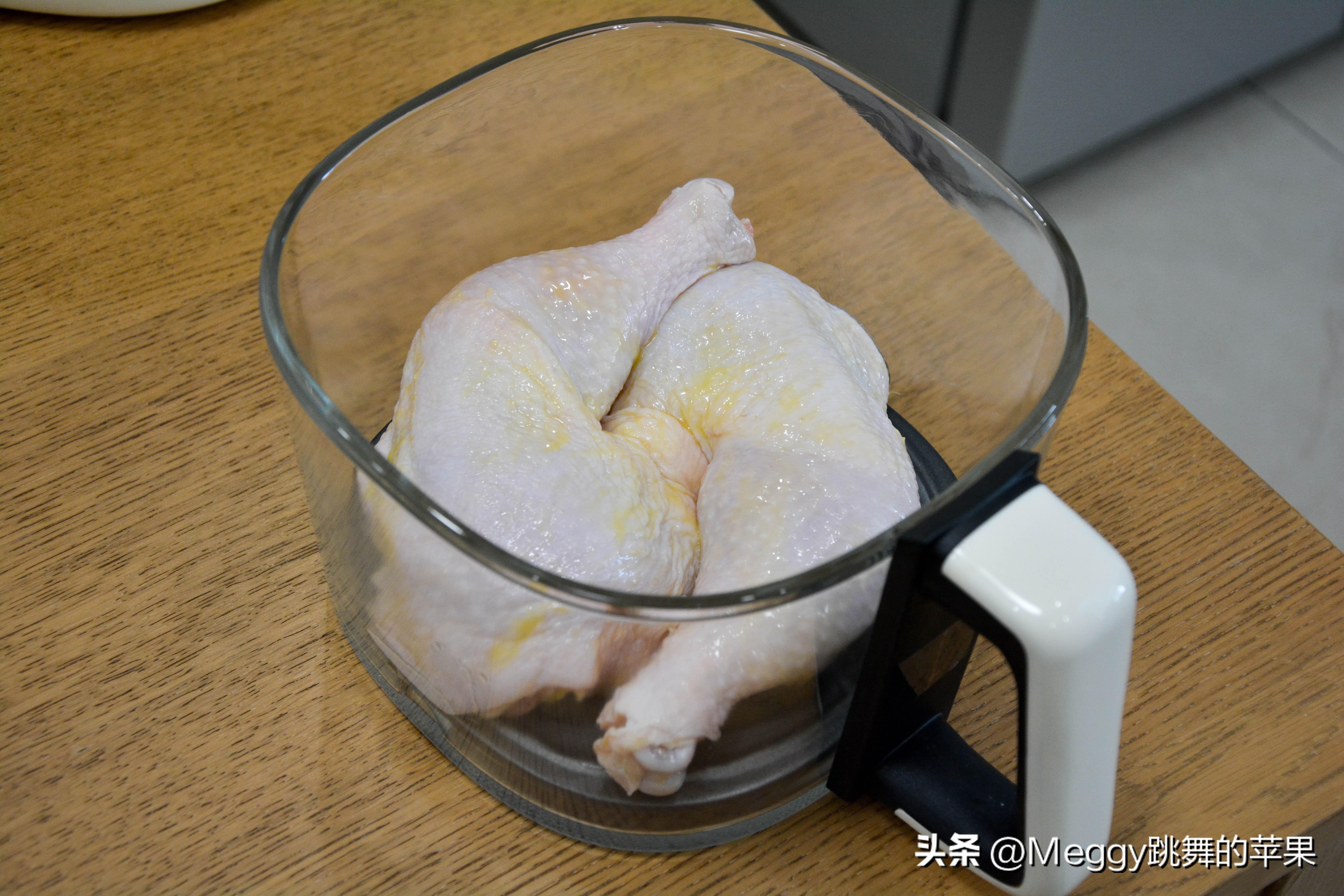 鸡腿用空气炸锅几分钟多少度（空气炸锅做鸡腿教程）-8
