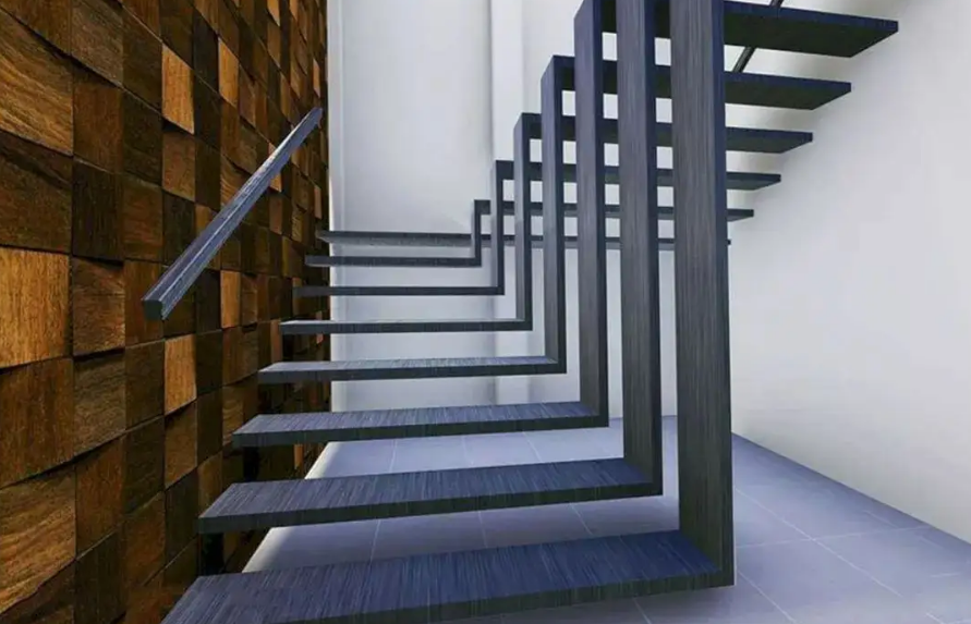 室内楼梯设计效果（家用楼梯怎么装修实用）-3