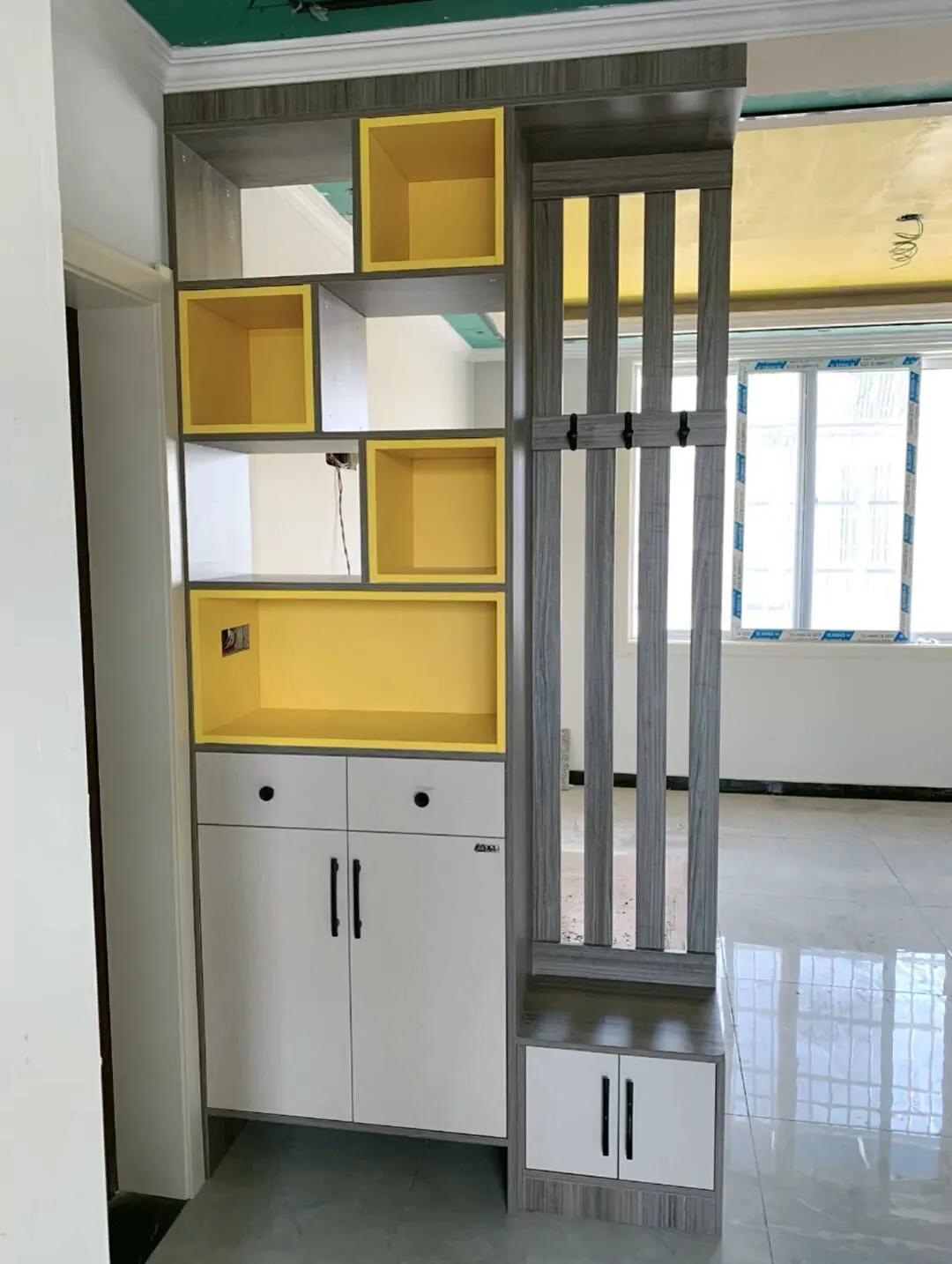 客厅屏风隔断效果图片大全（家用屏风隔断墙实景拍摄）-21