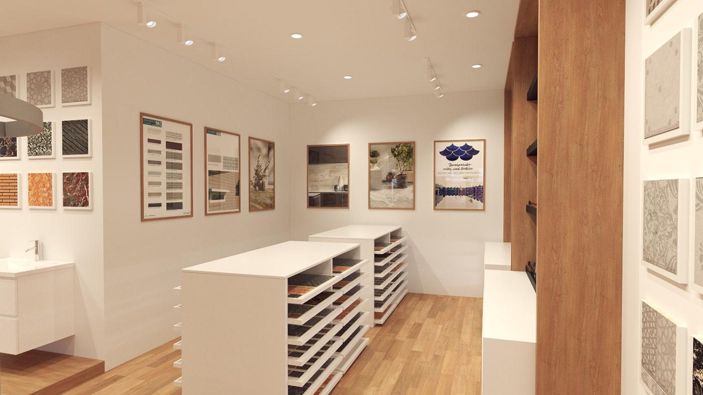 瓷砖展厅设计布置（瓷砖展厅布置技巧有哪些）-3