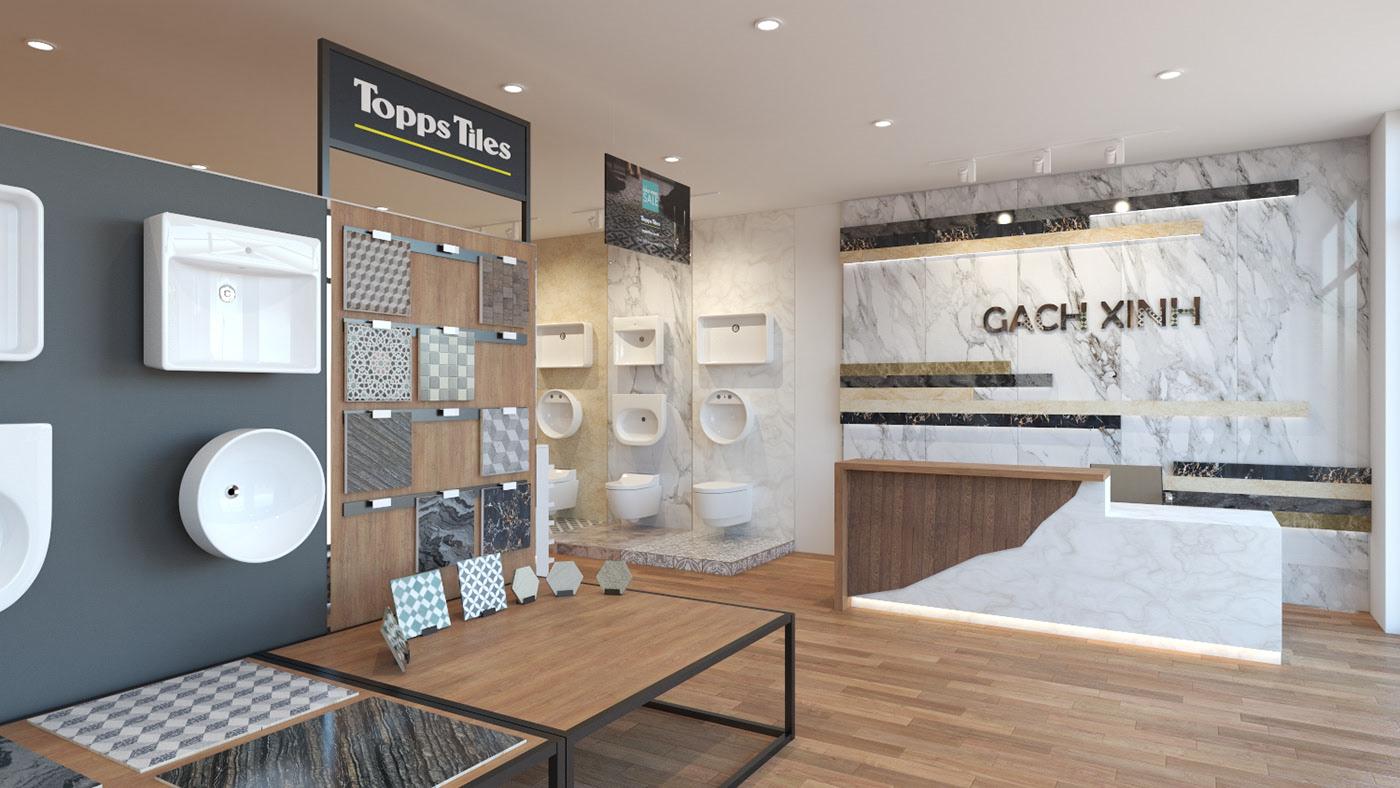 瓷砖展厅设计布置（瓷砖展厅布置技巧有哪些）-6