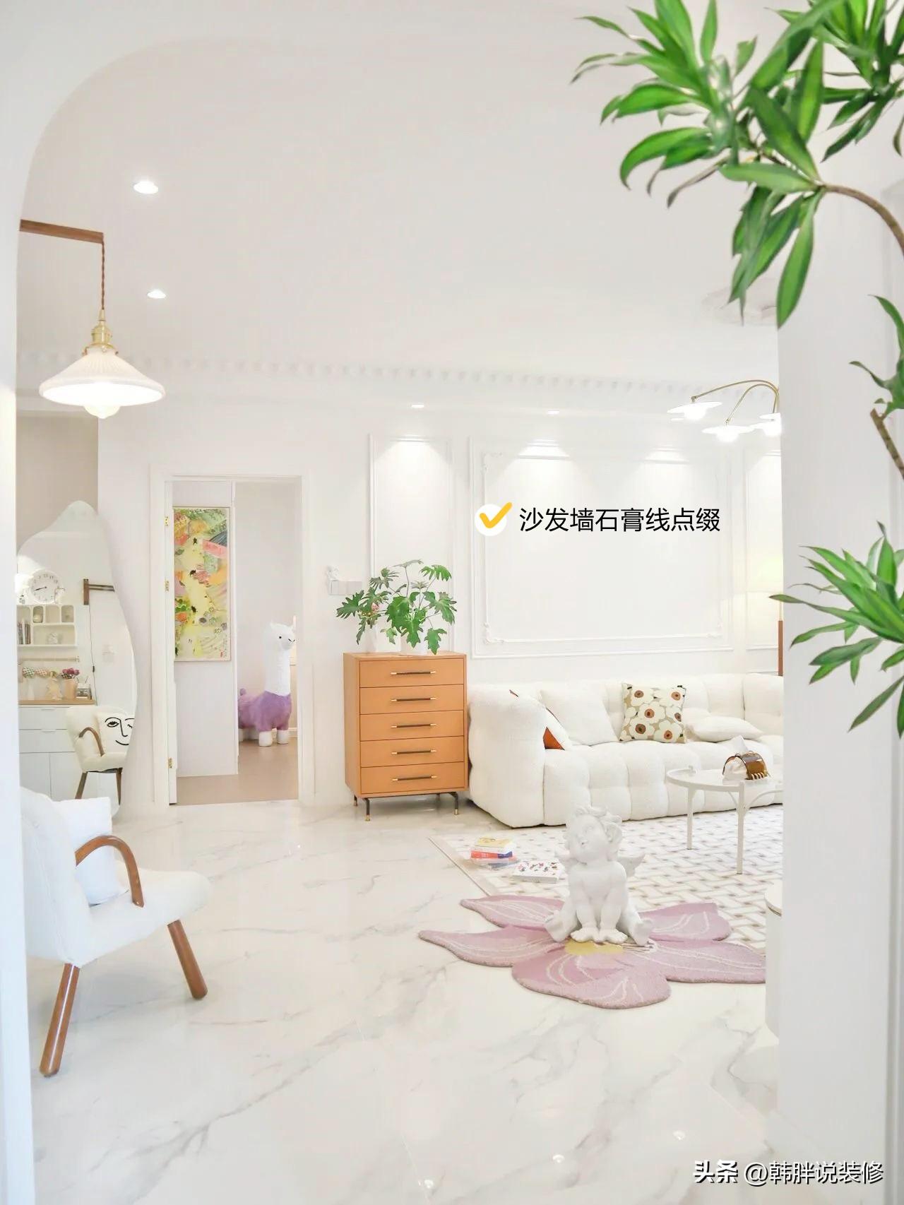 全屋白墙怎么装修好看（省钱的装修案例）-4