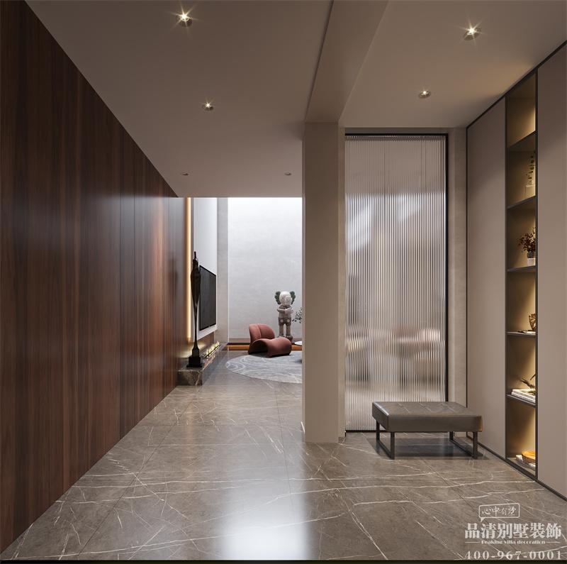 别墅玄关装修设计（封闭玄关装修效果图）-5