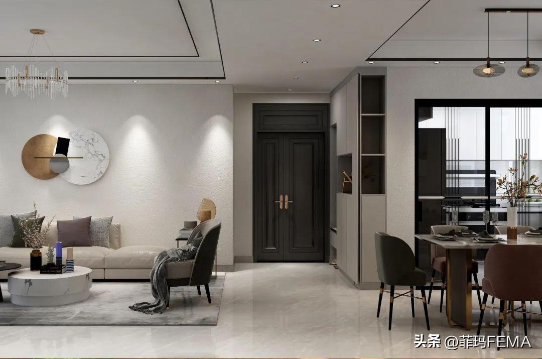 客厅餐厅中间隔断设计（客厅与餐厅怎么隔断漂亮）-8