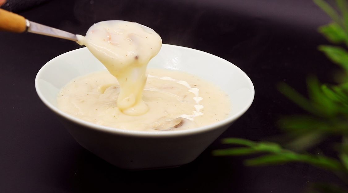 奶油蘑菇汤西餐的做法-19
