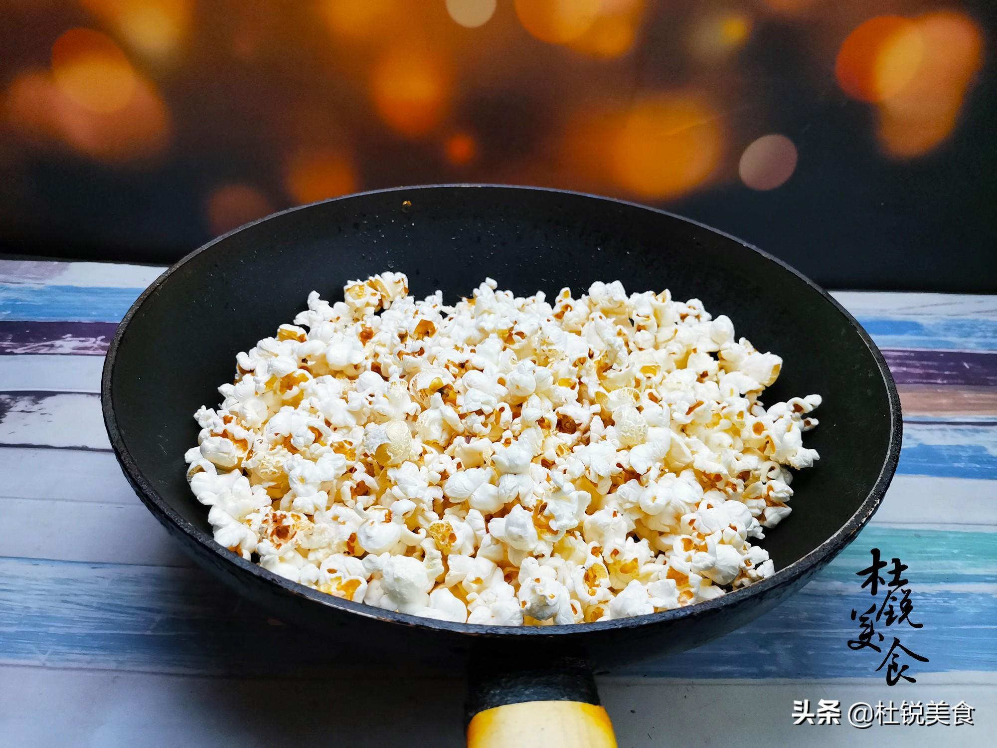 焦糖爆米花怎么做又甜又脆-7