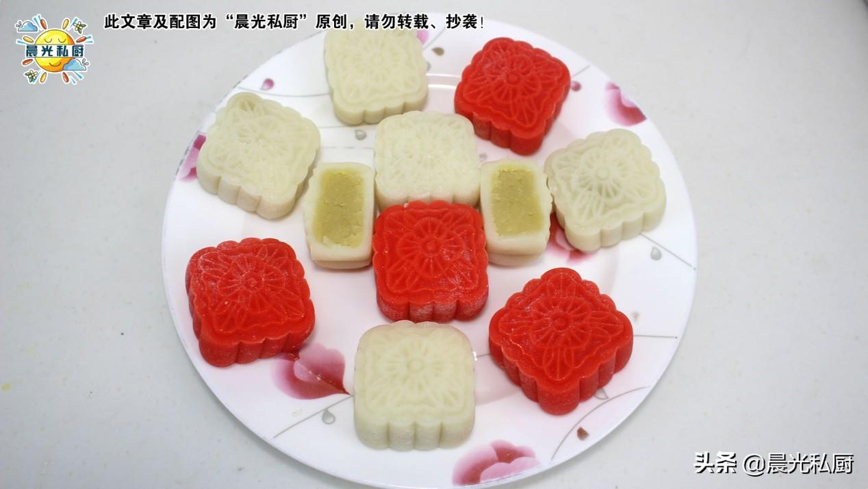 冰皮奶黄月饼怎么保存，冰皮奶黄月饼的做法及配方-27