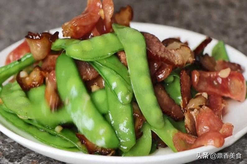 腊肉不焯水可以直接炒吗（荷兰豆炒腊肉的正确方法）-1