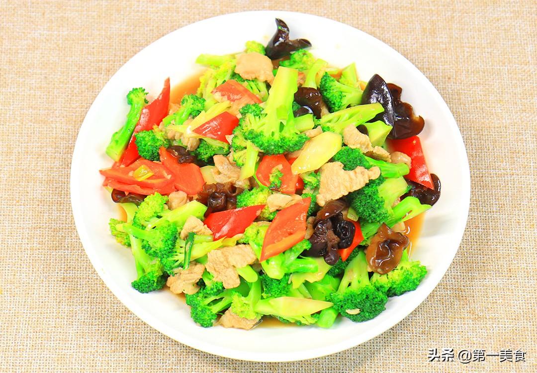 西兰花炒肉片怎么炒好吃（蚝油西兰花最正宗做法）-8