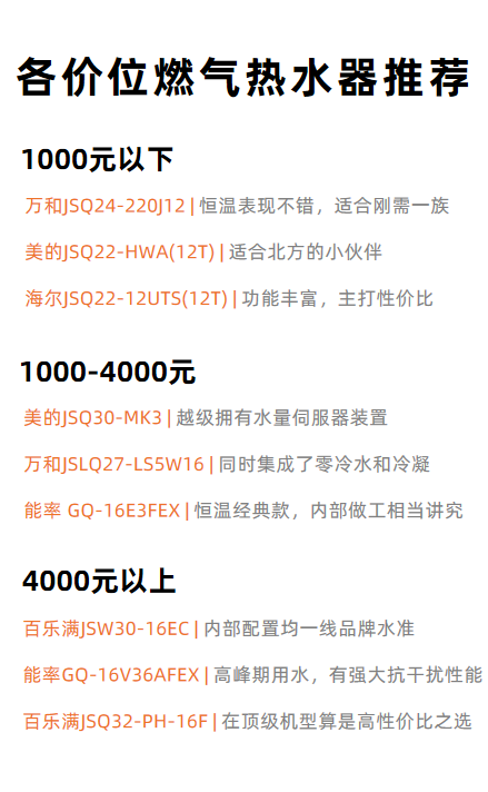 口碑最好的十大燃气热水器品牌-19