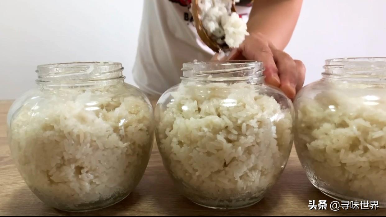 家庭自制甜酒酿的做法 甜米酒的制作方法和过程-9