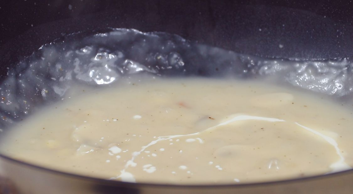奶油蘑菇汤西餐的做法-16