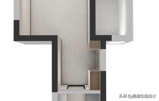 小户型简约风格装修效果图（50平米小两居装修）-5