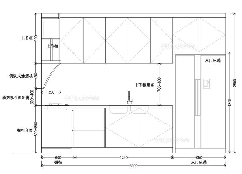 抽烟机安装尺寸一般多大（厨房抽烟机装多高合适）-6