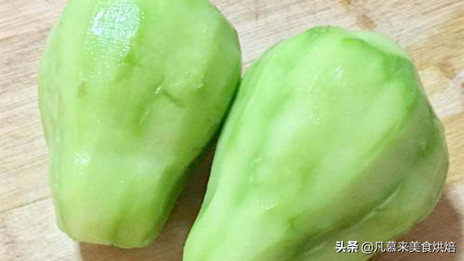 佛手瓜的做法要削皮吗_佛手瓜怎么做好吃-5