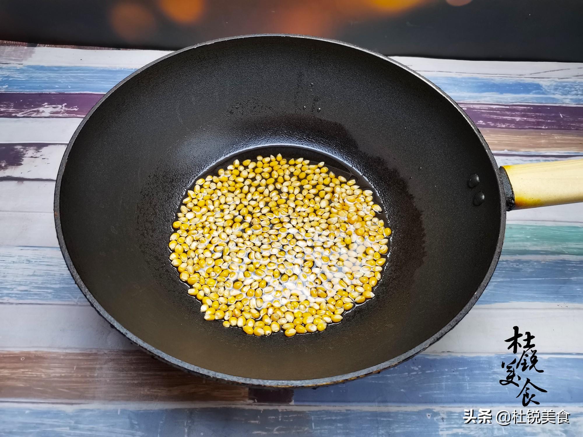 焦糖爆米花怎么做又甜又脆-6