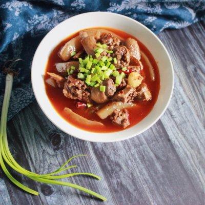 川菜：魔芋烧鸭子的做法-11
