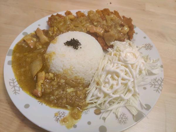 黄金咖喱猪扒饭的做法 猪扒饭的酱汁配方-1