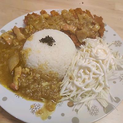 黄金咖喱猪扒饭的做法 猪扒饭的酱汁配方-16