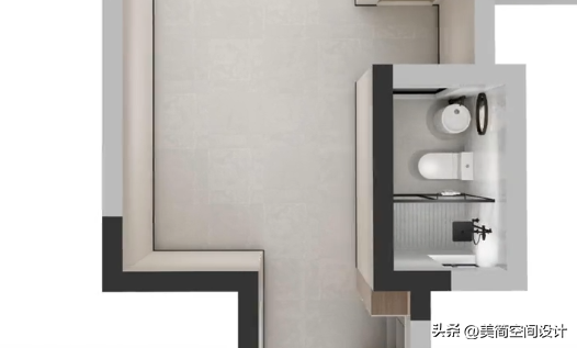 小户型简约风格装修效果图（50平米小两居装修）-6