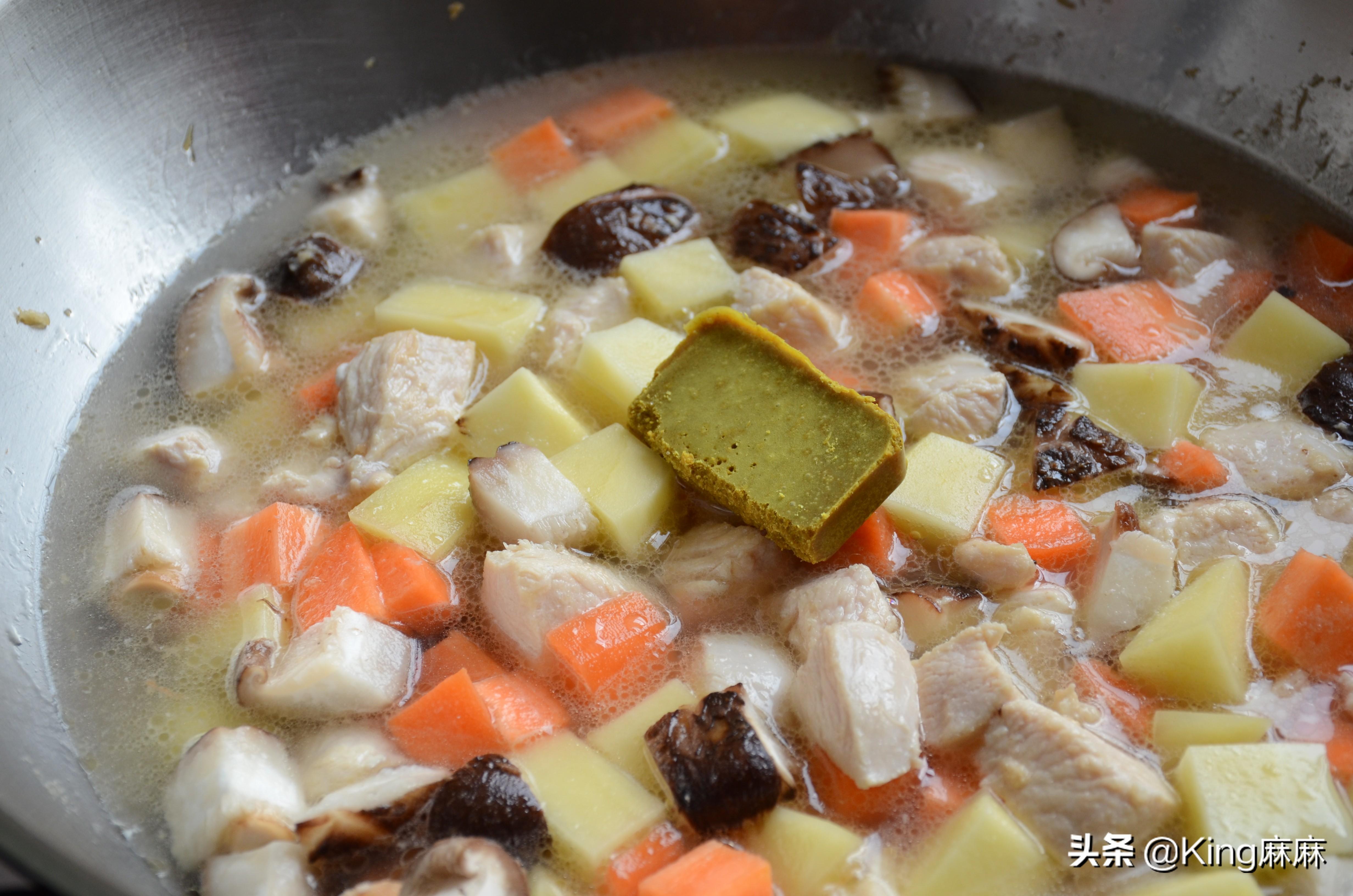 咖喱鸡肉土豆的做法用放盐吗，鸡肉咖喱饭的家常做法-8
