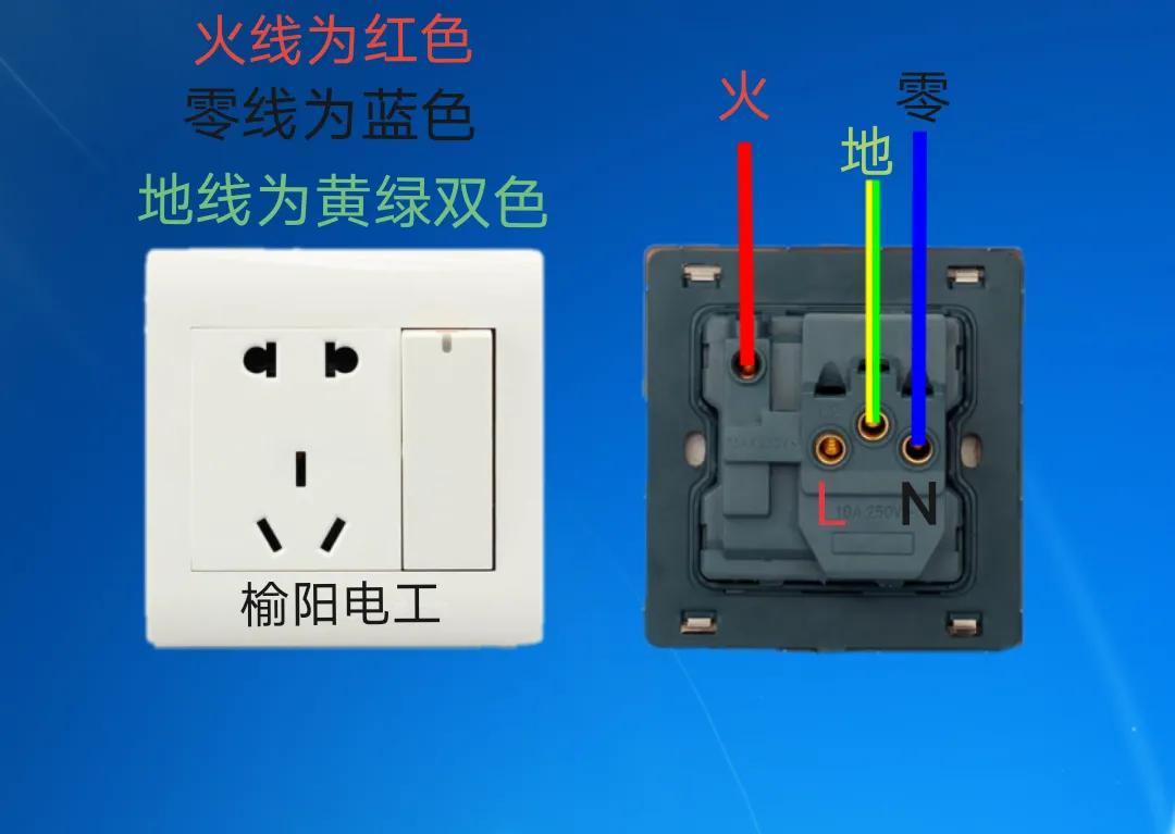 公牛插座带开关怎么接线图解（带开关的五孔插座接线图）-1