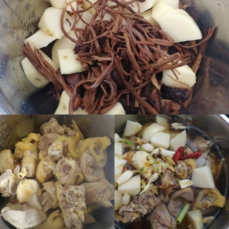 鸡肉炖蘑菇土豆的做法（最简单的鸡肉炖土豆）-6
