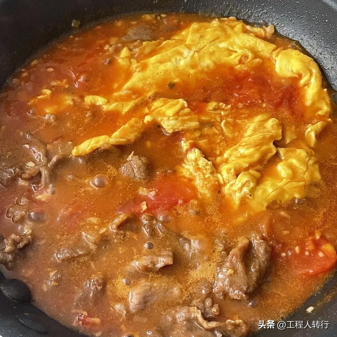 番茄牛肉盖浇饭的做法-11