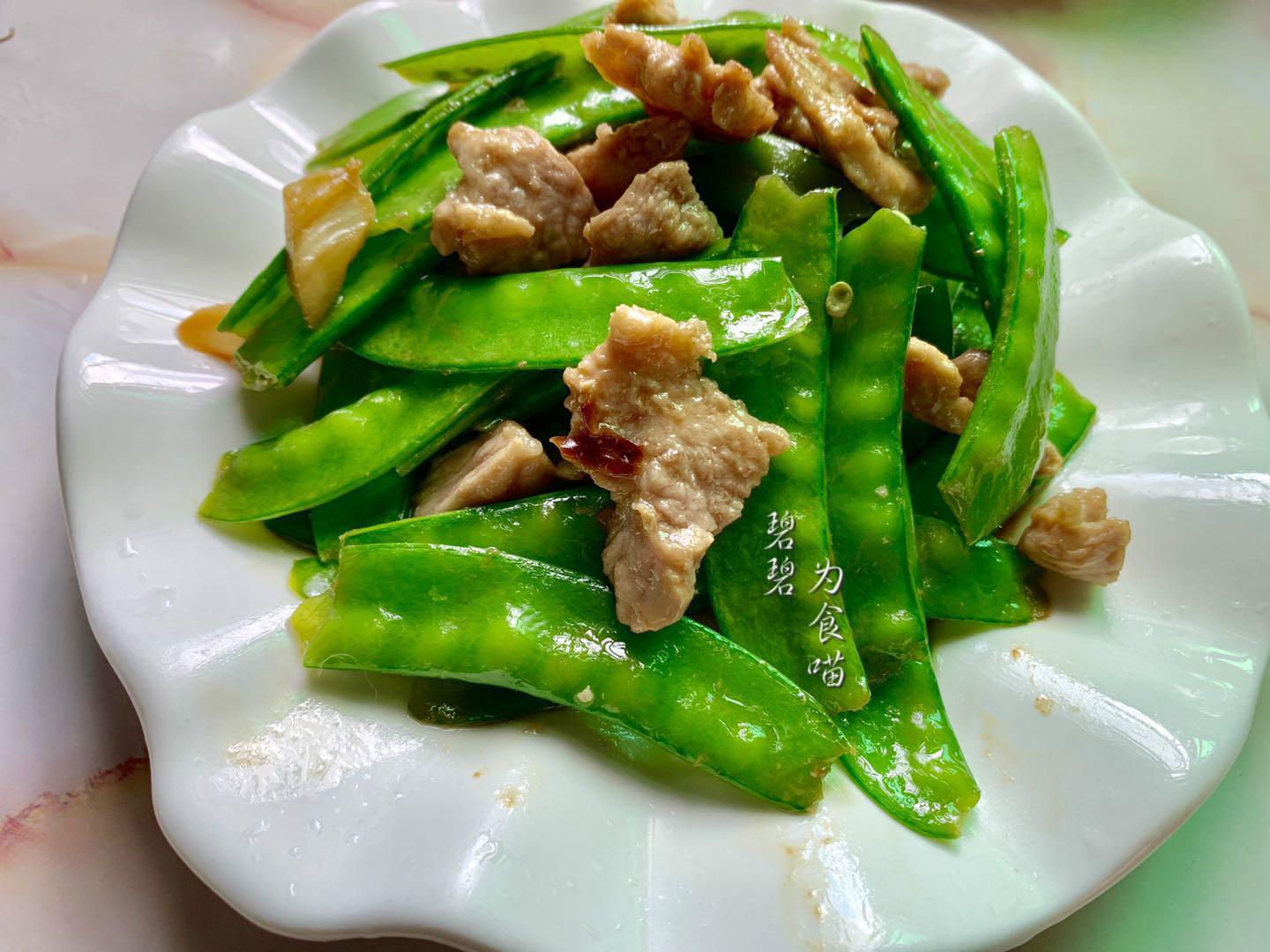 荷兰豆炒肉怎么做好吃_荷兰豆炒肉丝怎么炒-6