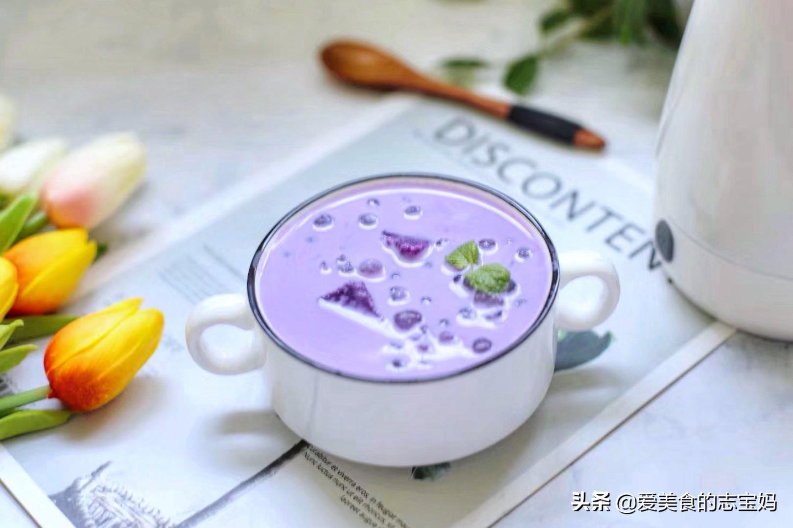 紫米西米露的做法（西米露配什么东西好吃）-10