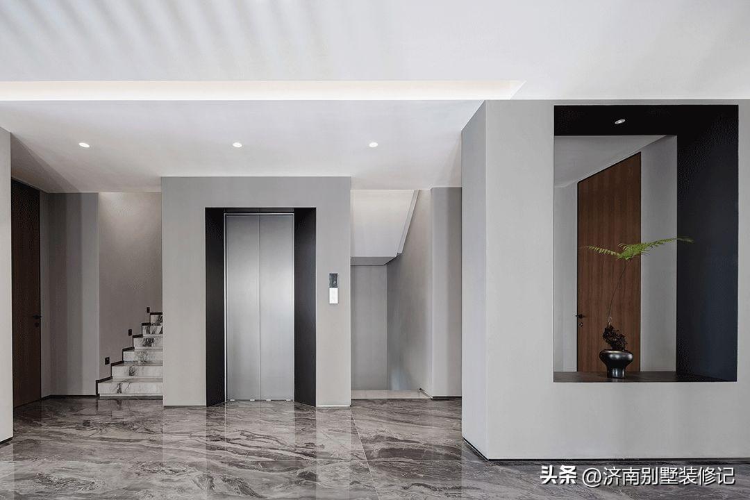 简约天花板装修效果图 纯白极简风格装修效果图-4