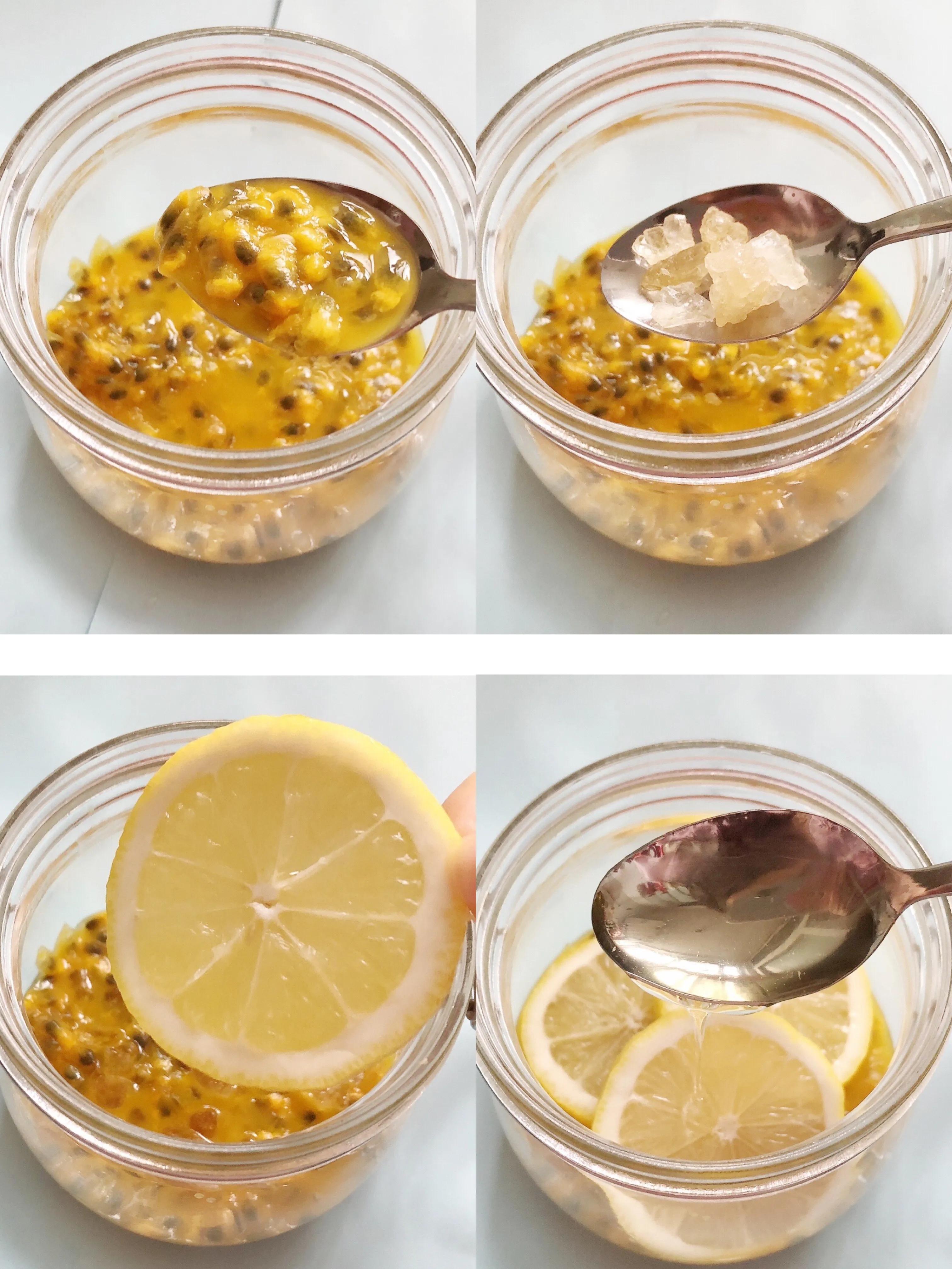 百香果柠檬蜂蜜水可以美白吗_百香果柠檬饮料怎么做好喝-8