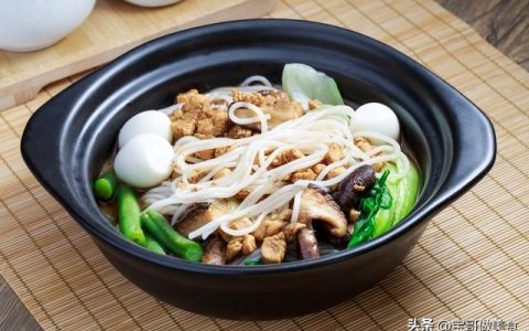 砂锅米线的做法及配方，砂锅米线的配菜都有哪些？