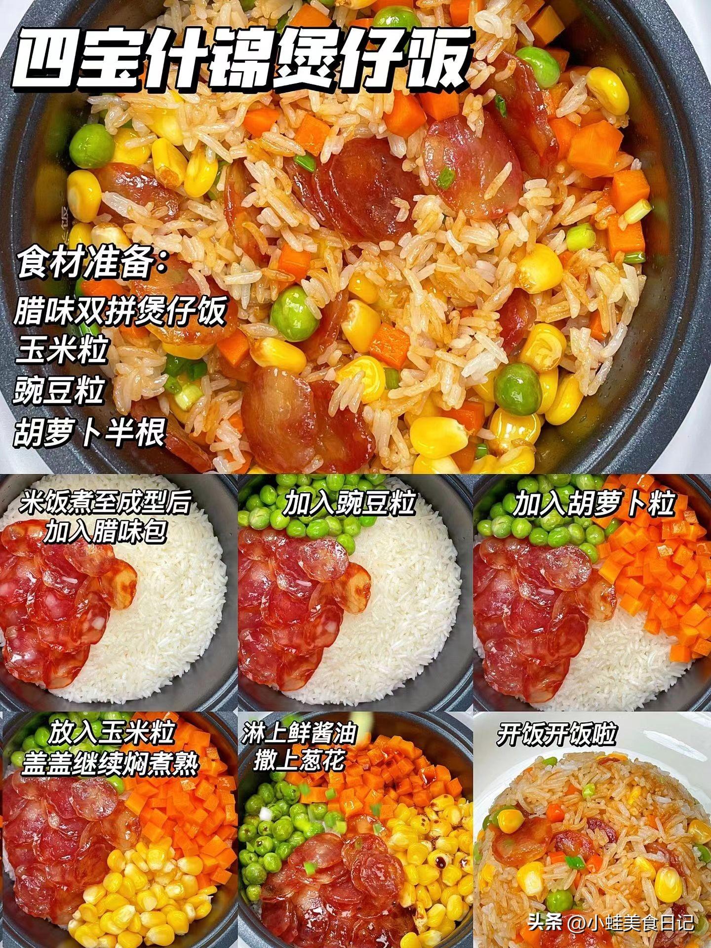 电饭锅煲仔饭的做法大全（电饭煲焖饭怎么做好吃）-3