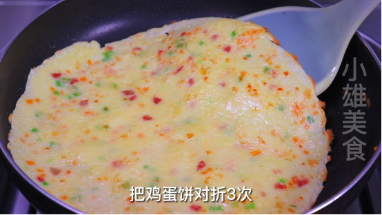 鸡蛋饼制作方法家常简单（鸡蛋饼面糊怎么调）-8