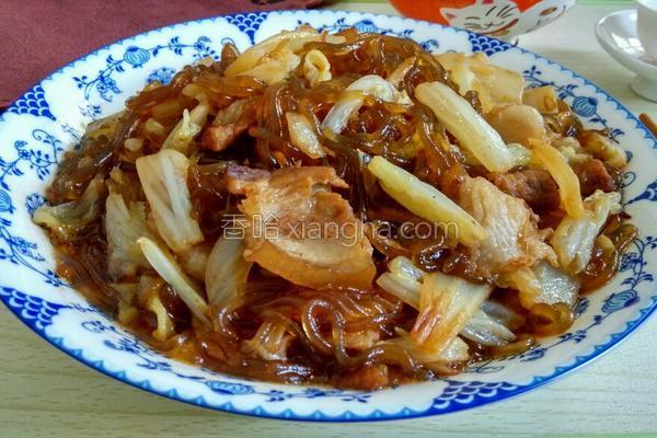 白菜猪肉炖粉条的家常做法 东北猪肉炖粉条白菜怎么做？-9