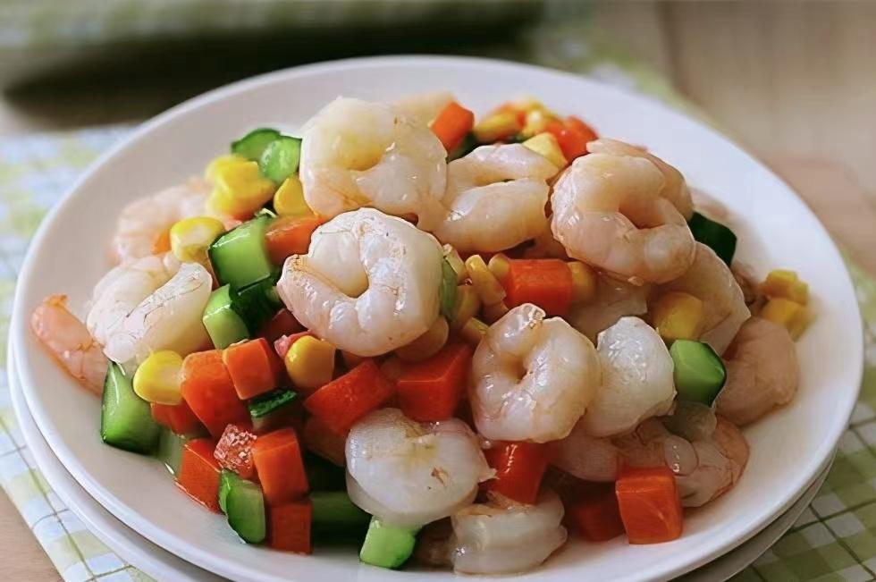 三色虾仁怎么做好吃 三色炒虾仁的做法窍门-1