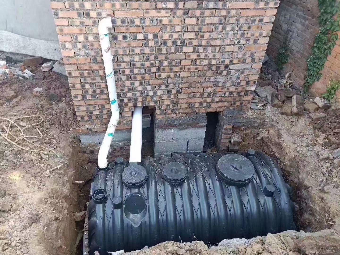 农村建房下水道化粪池设计，农村旱厕改造三格化粪池-15