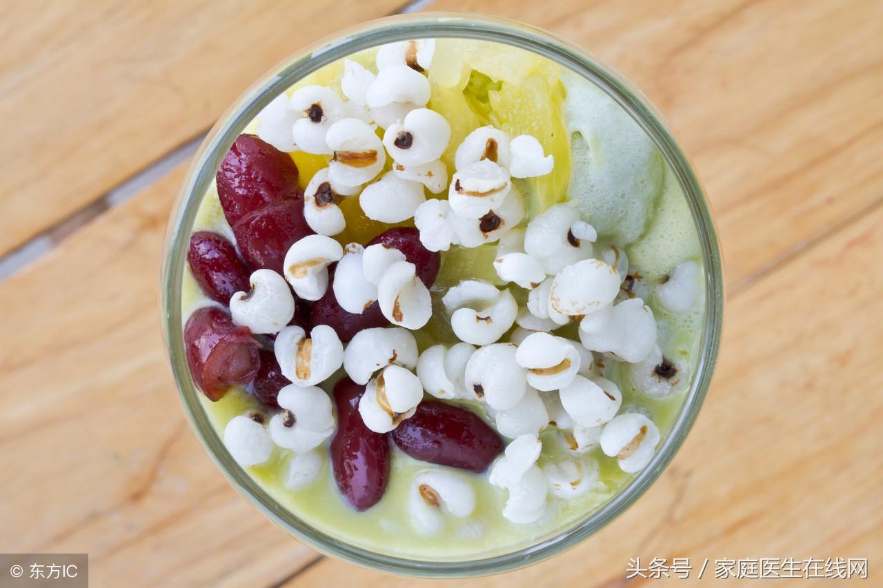 红豆薏米汤什么时候喝最好（红豆薏米水有什么功效）-1