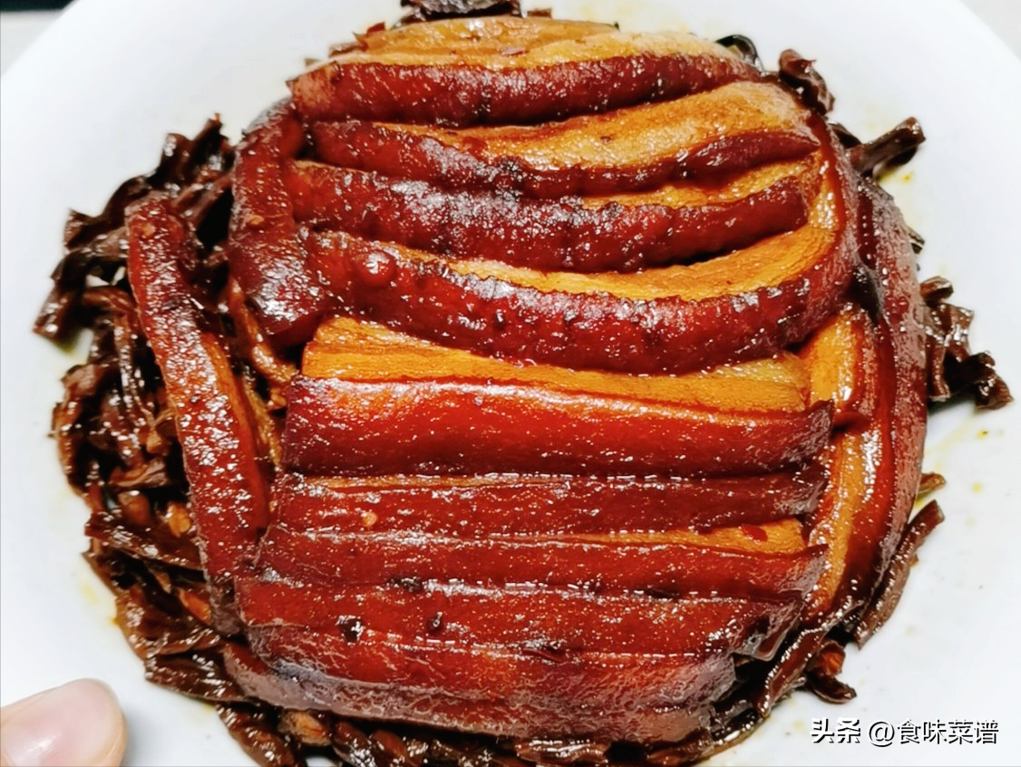 梅菜扣肉蒸多久肉软烂_梅菜扣肉最正宗做法-1