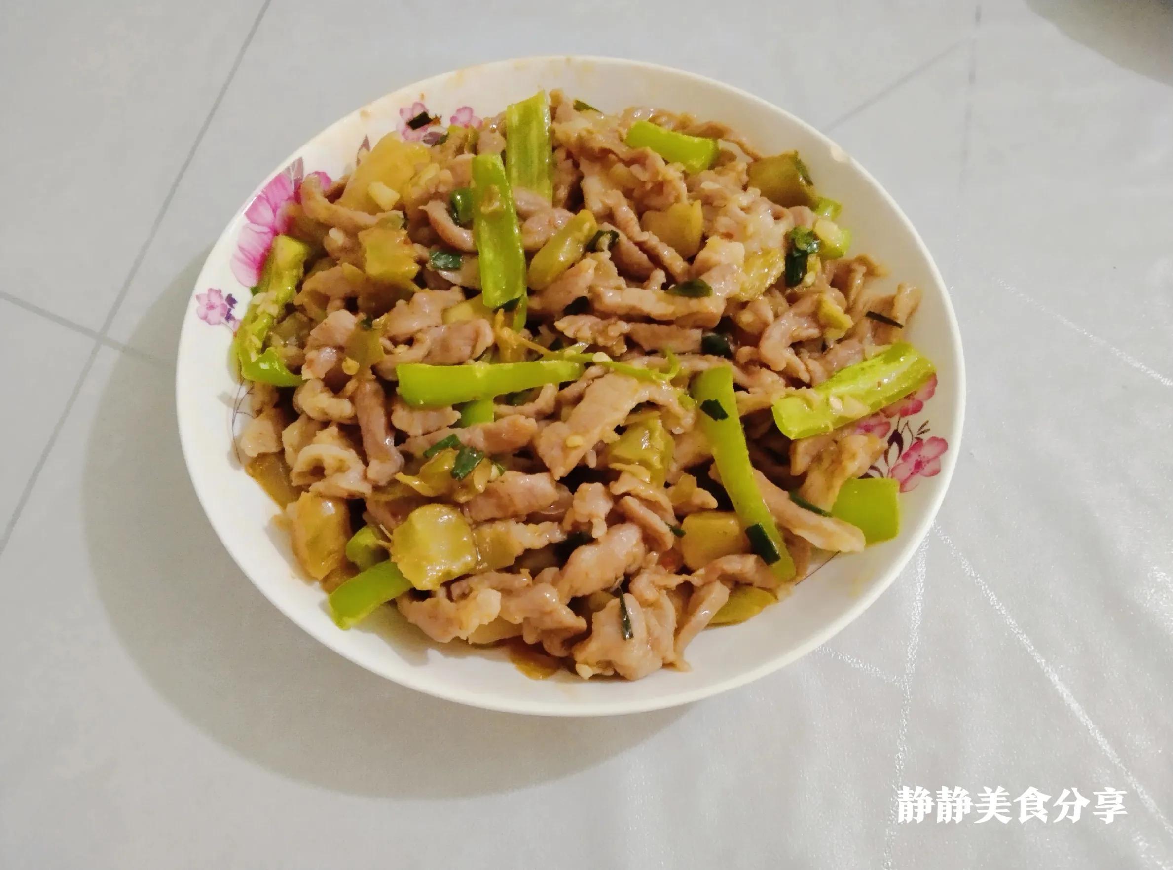 青椒榨菜肉丝的做法「达人分享」-9