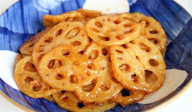 炸藕片怎么做酥脆好吃（莲藕怎么炒好吃又简单）-1