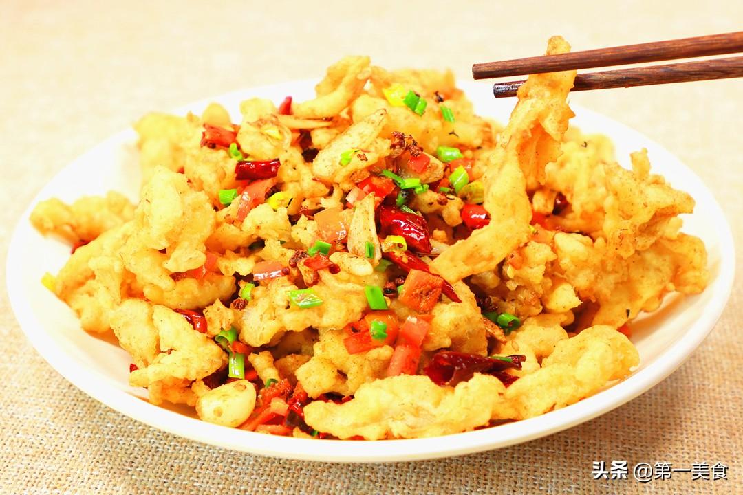 油炸蘑菇的制作方法_干炸蘑菇家常做法-1