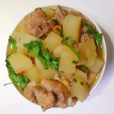 排骨炖白萝卜汤的做法（排骨萝卜汤怎么炖最好喝）-6