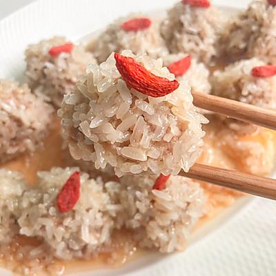 珍珠肉丸子的制作方法和配料（珍珠肉圆子怎么做好吃）-5