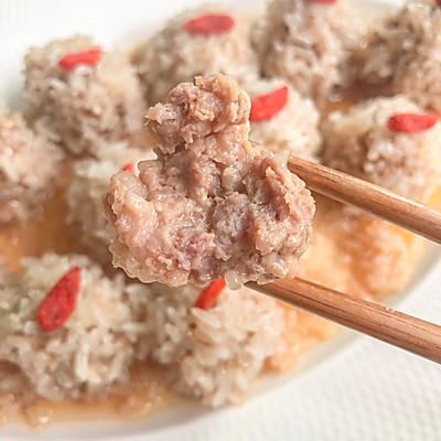 珍珠肉丸子的制作方法和配料（珍珠肉圆子怎么做好吃）-6
