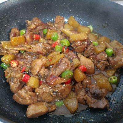 红烧鸡腿炖土豆的家常做法，红烧鸡腿肉烧土豆-12